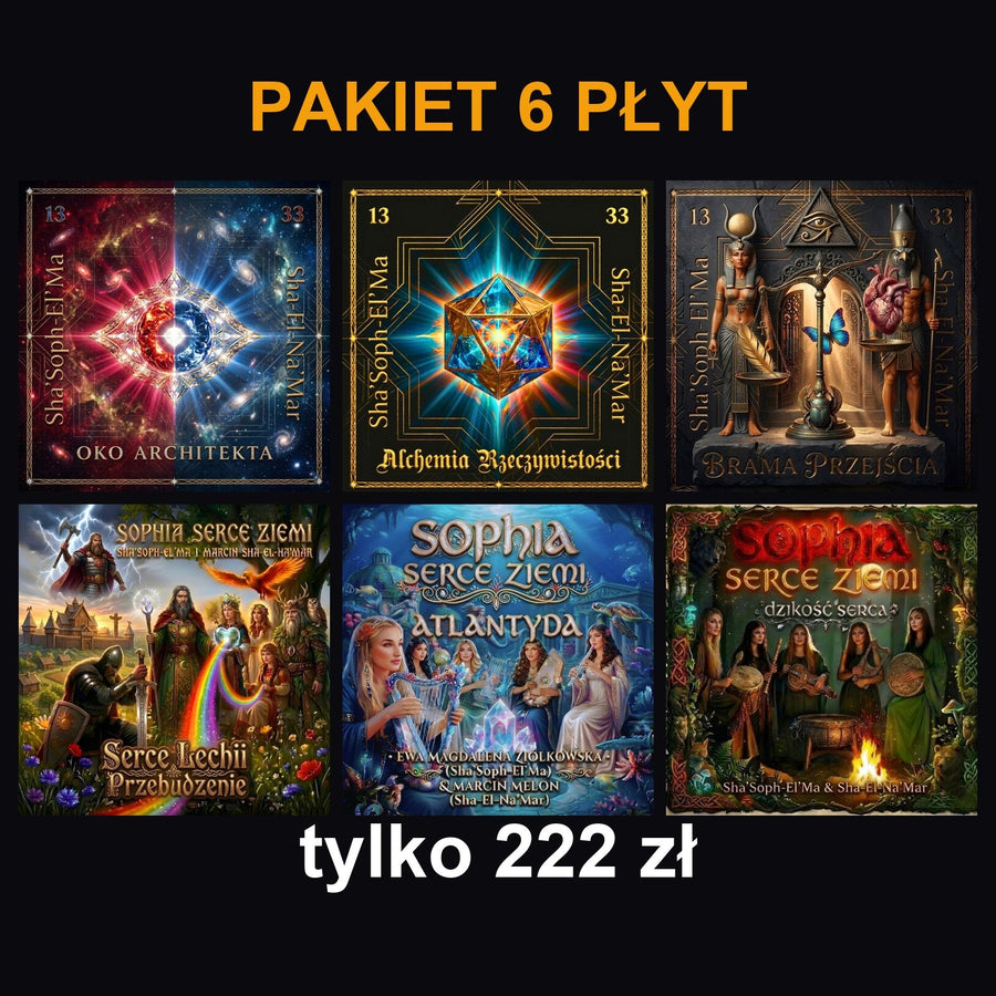 Pakiet 6 płyt cyfrowych